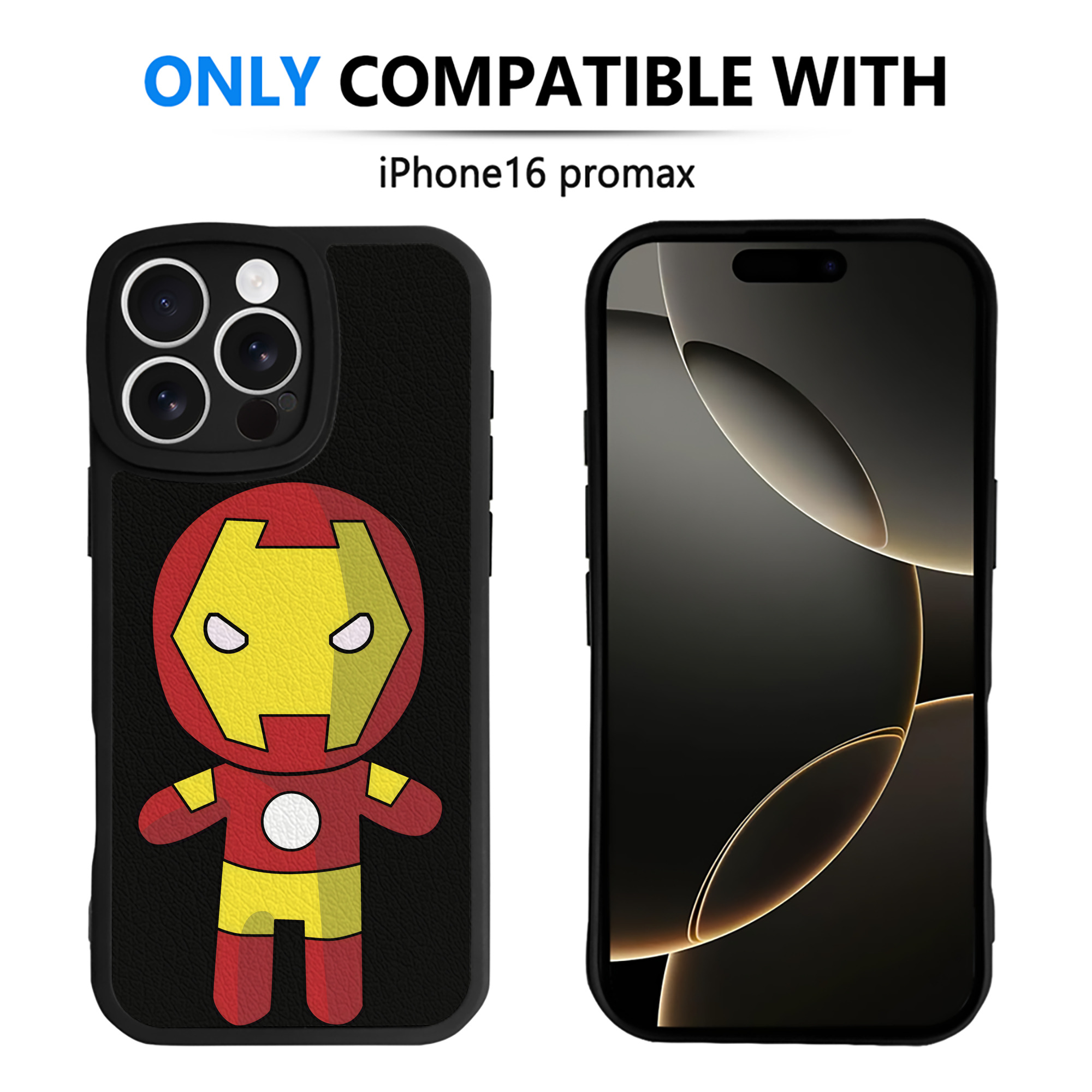 （画像用） アベンジャーズ The Avengers 【iPhone 16シリーズ対応】シリコンスマホケース（レザー調） 材質：シリコン